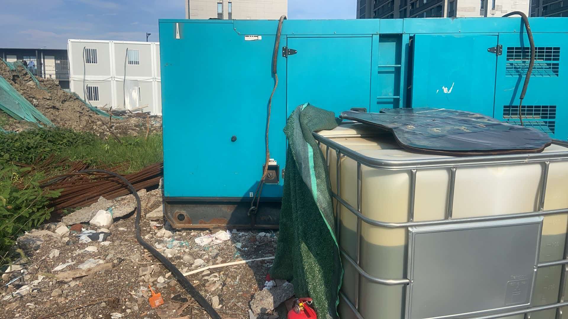 卫涛 PS500E 发电机组进驻杭州基建项目 保障工程稳定供电
